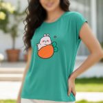 تاپ قواره دار استین سرخود (پک 6 عددی)