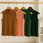 تاپ بیسیک یقه ۵ سانت (پک 5 عددی)