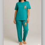 تیشرت شلوار لانگ جیب دار (پک 4 عددی)