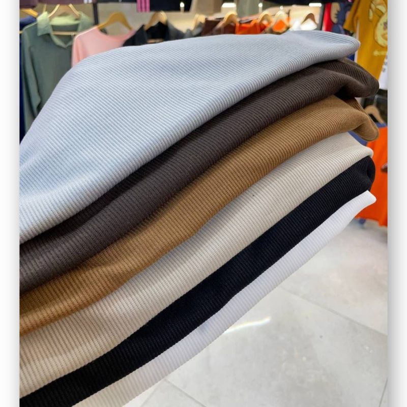 بلوز یقه اسکی استین ساده (پک 6 عددی)