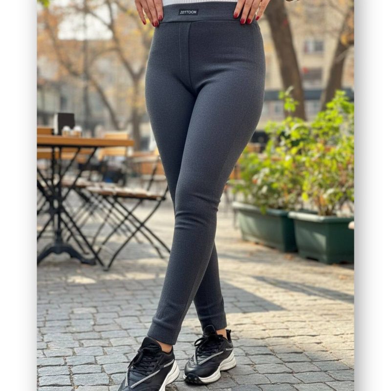 شلوار لگ سورن دمپا قد ٩٠ چاکدار سایز بزرگ (پک 3 عددی)