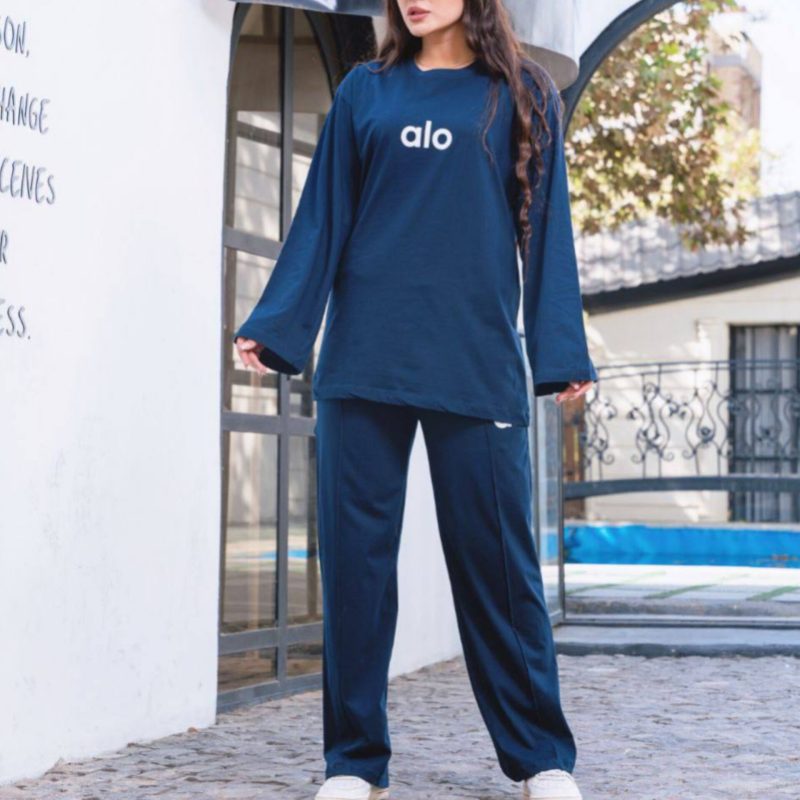 ست بلوز شلوار بگ alo (پک 4 عددی)