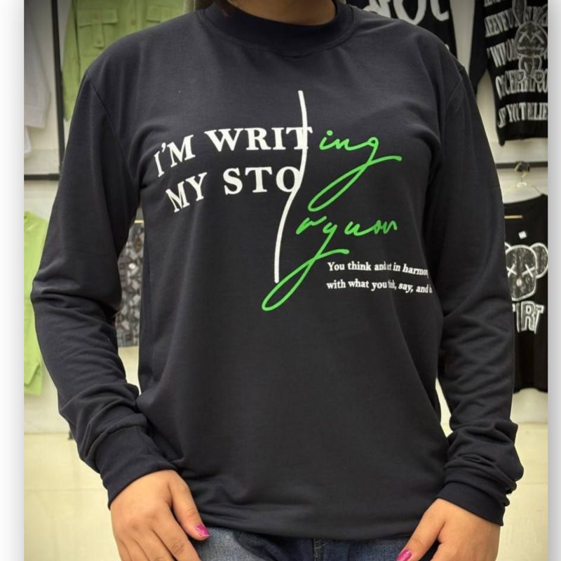 بلوز آستین دار چاپ دار (پک 6 عددی)