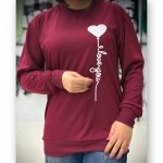 بلوز آستین دار چاپ دار (پک 6 عددی)