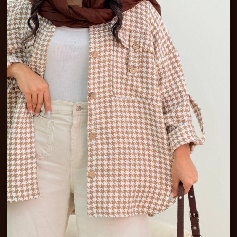 مانتو جیب صلیبی پیچازی (پک 4 عددی)