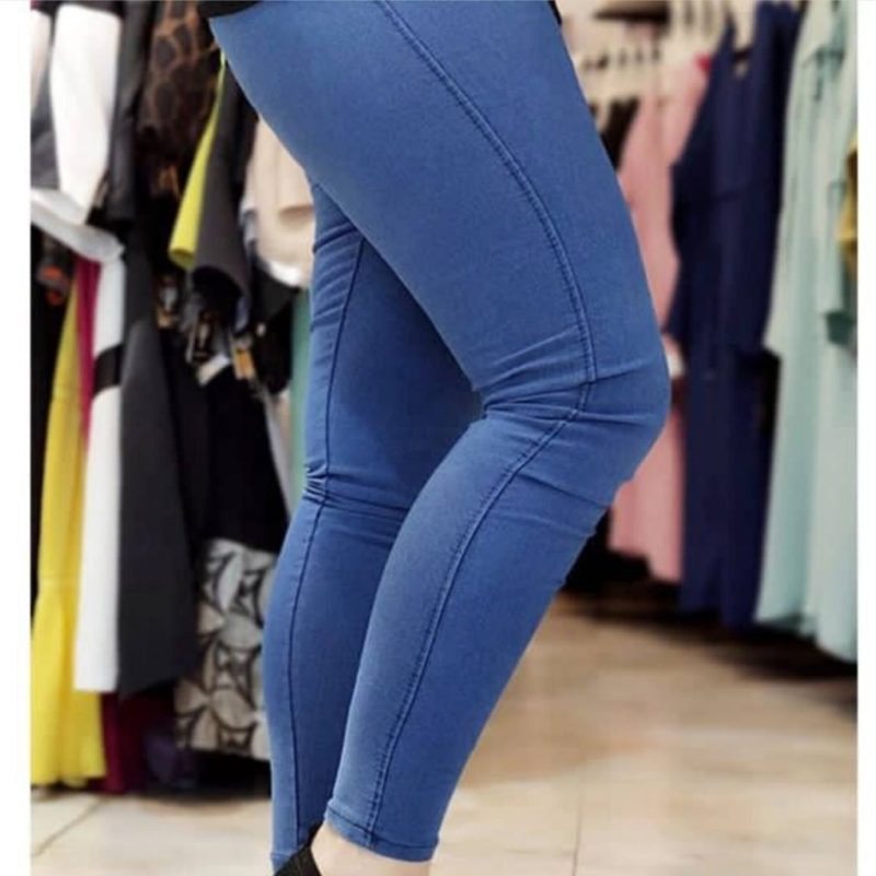 شلوار لی جذب قواره بزرگ قد ۹۰ تا ۹۴ (پک 6 عددی)