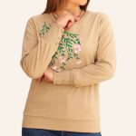 بلوز آستین بلند سینه گل (پک 7 عددی)