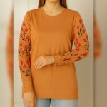 بلوز آستین بلند تمام چاپ گل (پک 7 عددی)