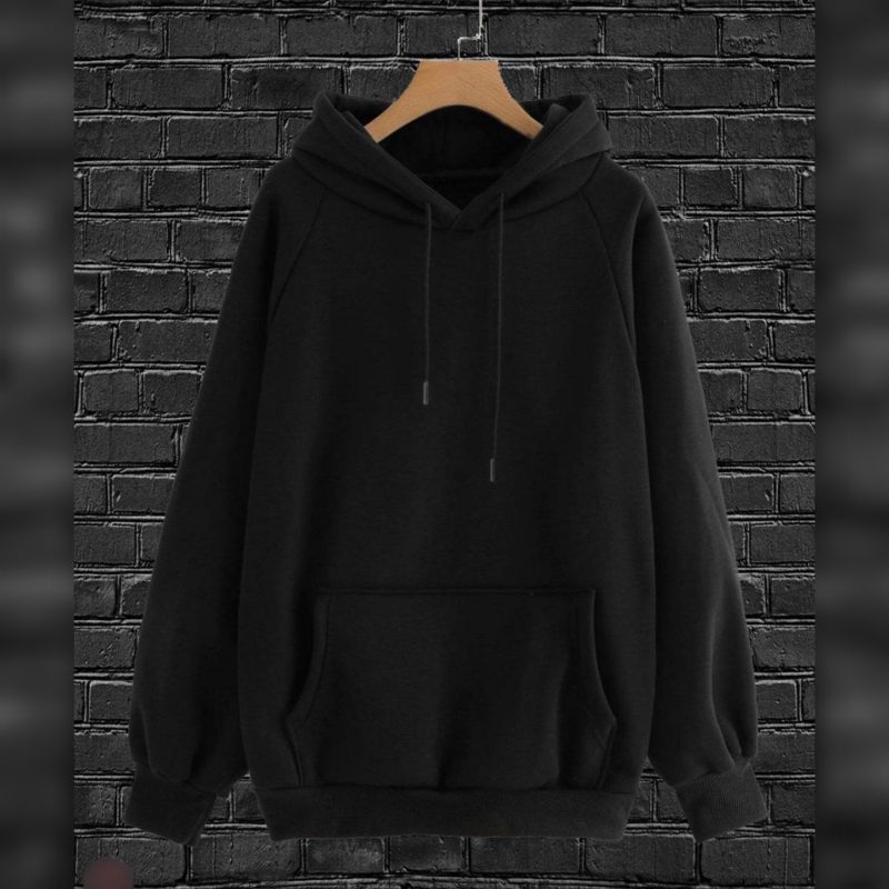 هودی بلند بیسیک مشکی (پک 2 عددی)