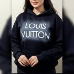 هودی لش مشکی چاپ لویی ویتون (پک 2 عددی)