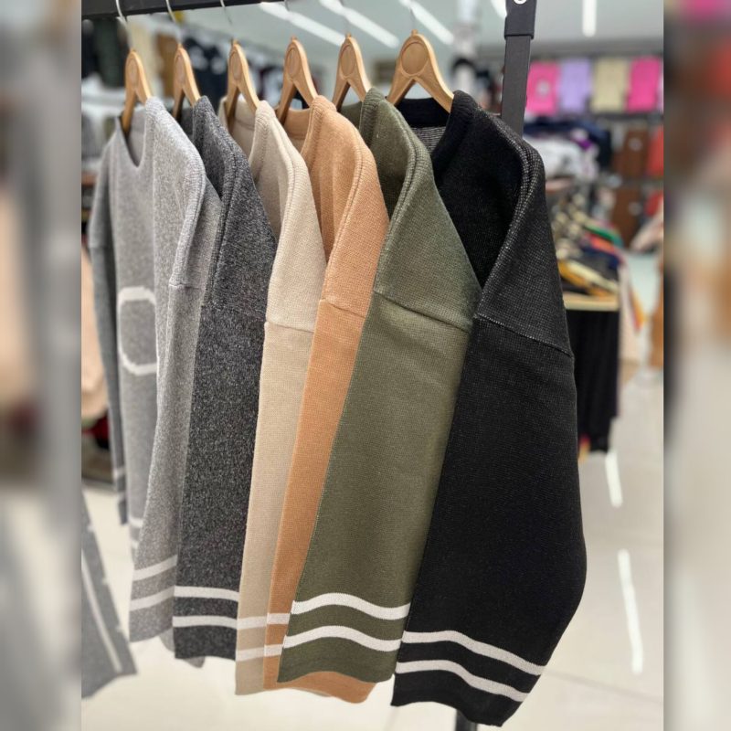 ست بلوز و شلوار بافت alo (پک 3 عددی)