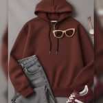 هودی باکسی کلاهدار نیم زیپ (پک 4 عددی)