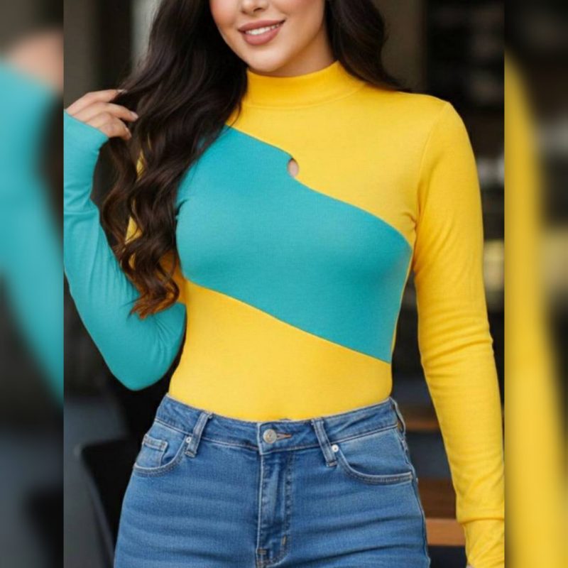 بادی دورنگ فینگردار اشکی (پک 5 عددی)