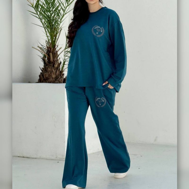 ست بلوزشلوار چاپ بیسبال (پک 6 عددی)