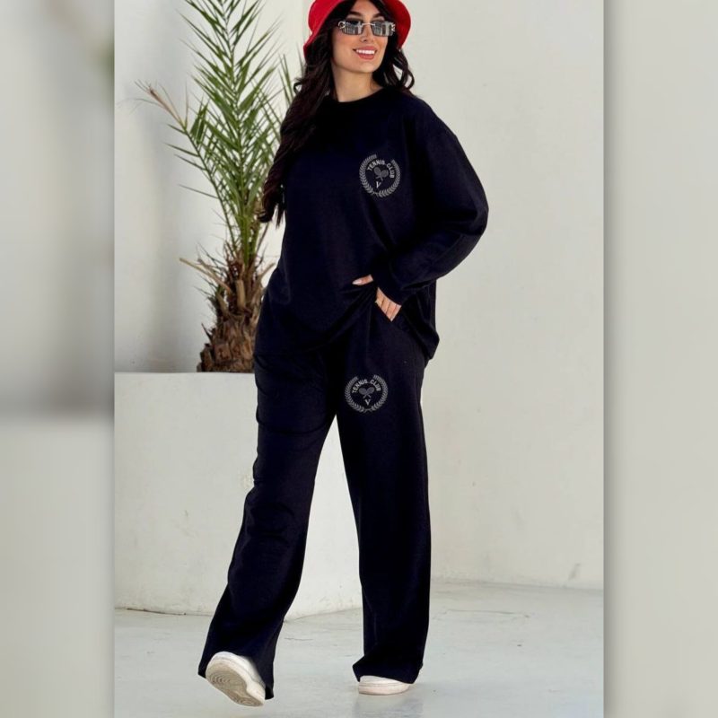 ست بلوزشلوار چاپ بیسبال (پک 6 عددی)