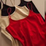 تاپ بلند بند ماکارونی یقه دلبر (پک 6 عددی)