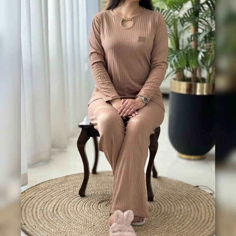 ️ست بلوز و شلوار زنجیری (پک 4 عددی)