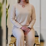 ️ست بلوز و شلوار زنجیری (پک 4 عددی)