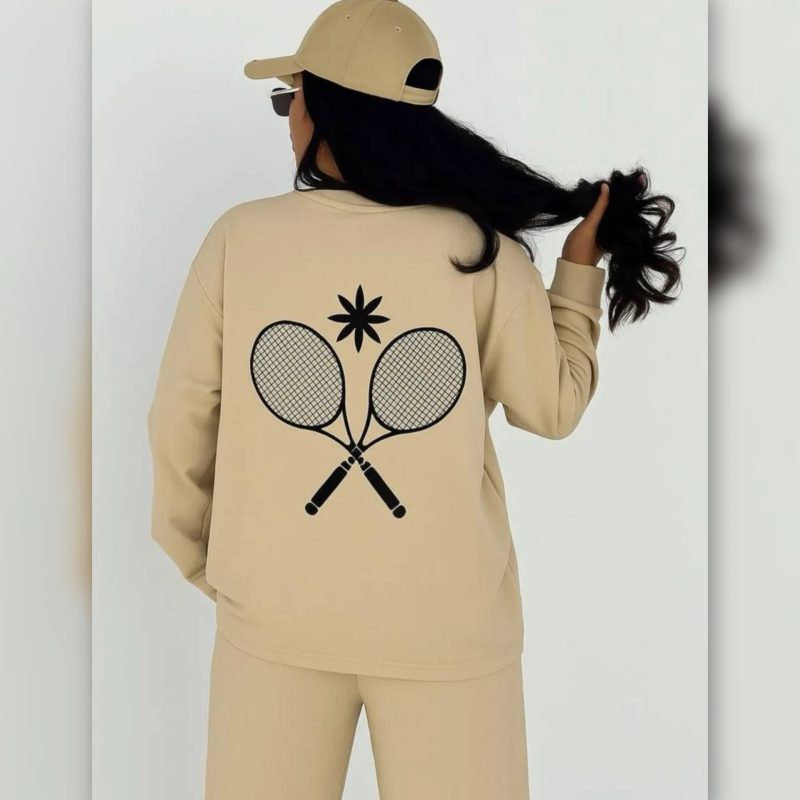 ست بلوزشلوار چاپ بیس‌بال (پک 6 عددی)