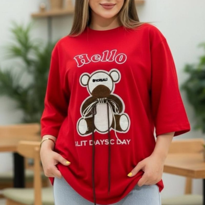 تیشرت لانگ بندی (پک 6 عددی)