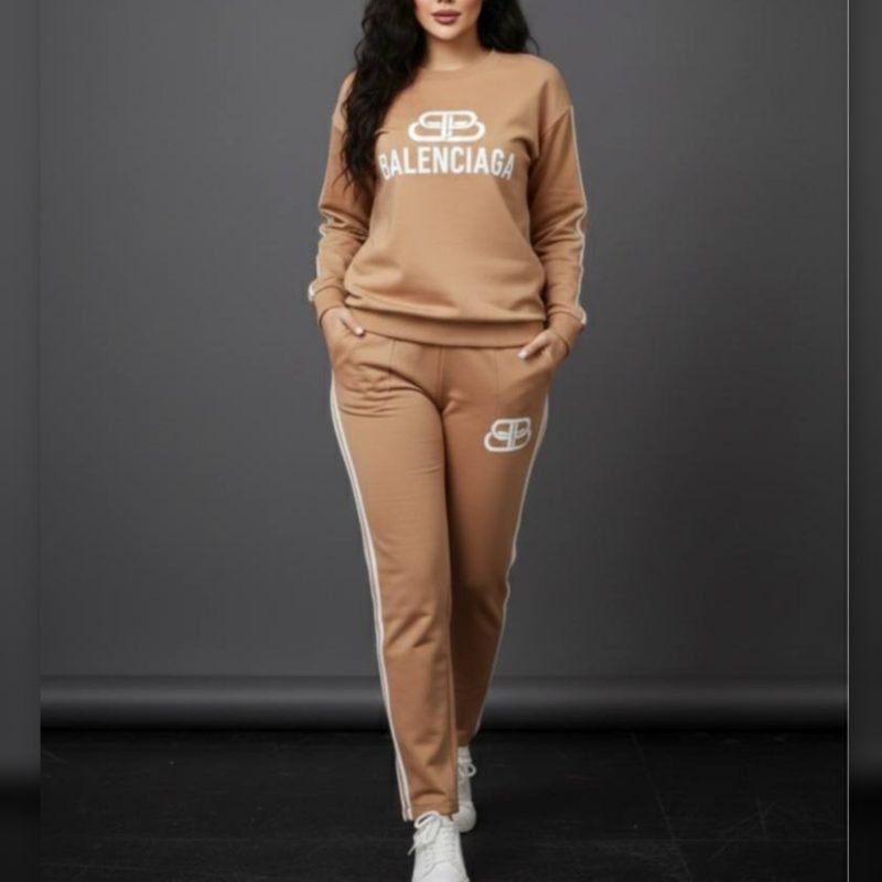 ست بلوز و‌ شلوار سه نوار بالنسیگا (پک 6 عددی)