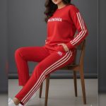 ست بلوز و‌ شلوار سه نوار بالنسیگا (پک 6 عددی)