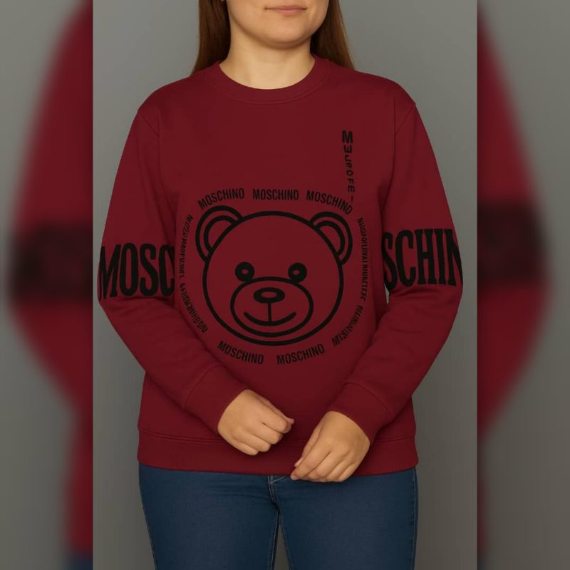 ️بلوزاستین بلند چاپ موچینو (پک 6 عددی)