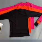 بلوز بیسیک یقه سه سانت فینگری (پک 6 عددی)