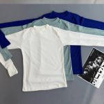 بلوز بیسیک یقه سه سانت فینگری (پک 6 عددی)