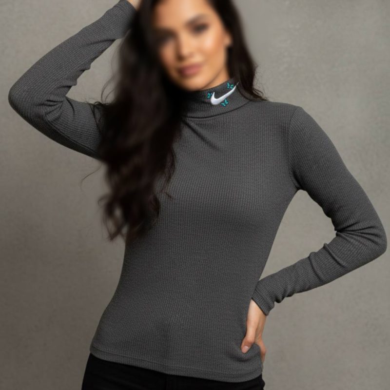 بلوز یقه اسکی گلدوزی نایک (پک 6 عددی)