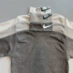 بلوز یقه اسکی گلدوزی نایک (پک 6 عددی)