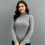 بلوز یقه اسکی گلدوزی LV (پک 6 عددی)