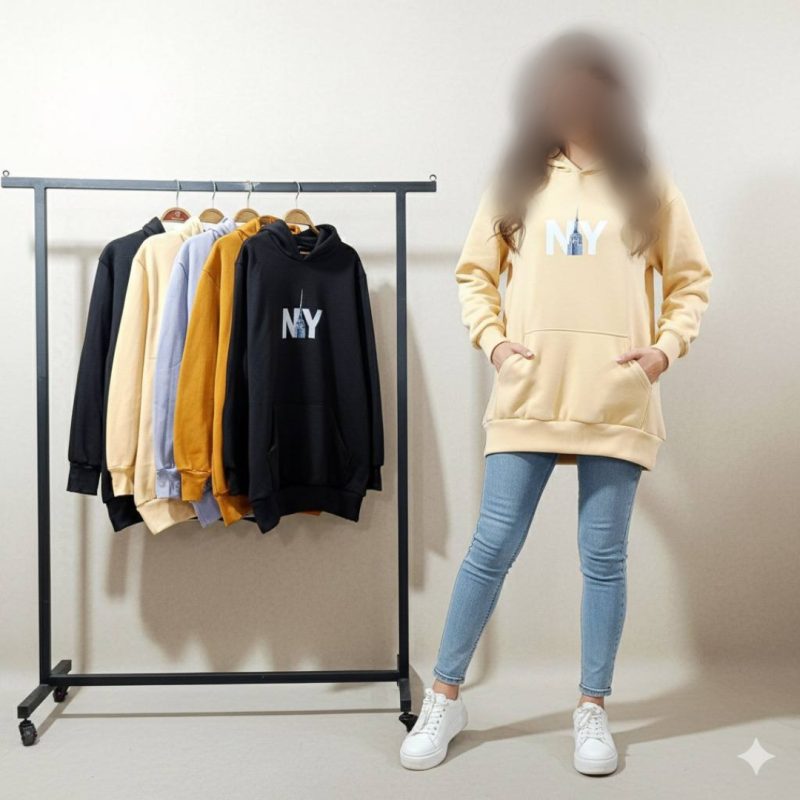 هودی قواره داره پشت چاپ(پک 6 عددی)