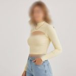 بلوز استین دار ۲ تیکه (پک 6 عددی)