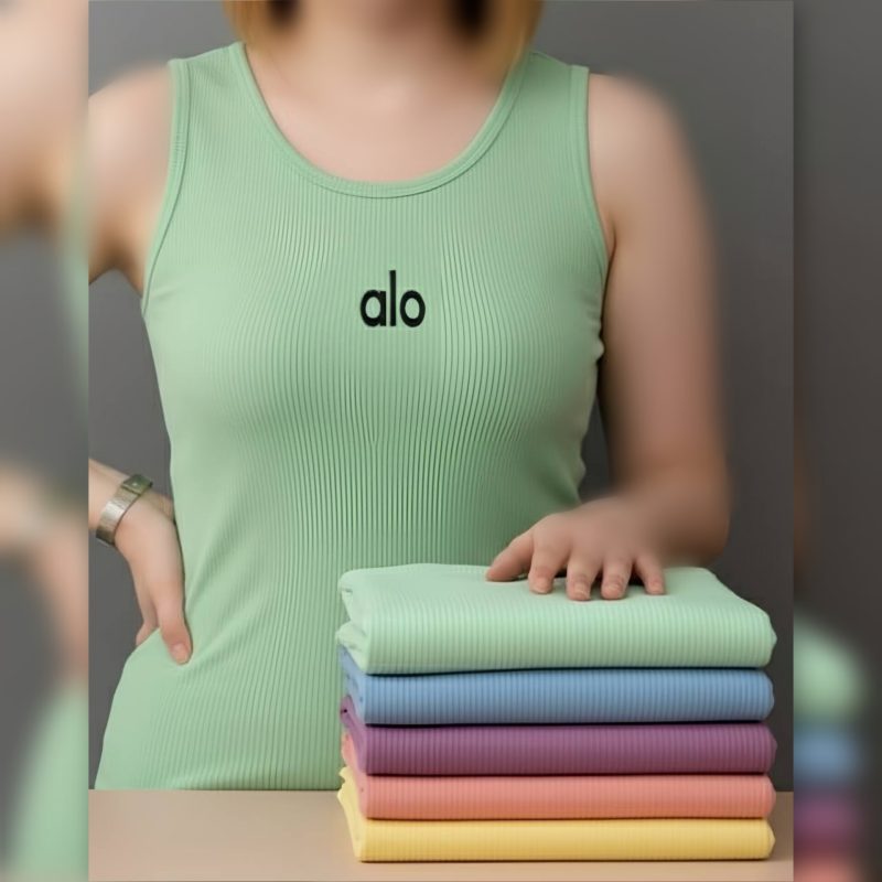 کراپ زنانه بیسیک چاپ alo‌ (پک 6 عددی)