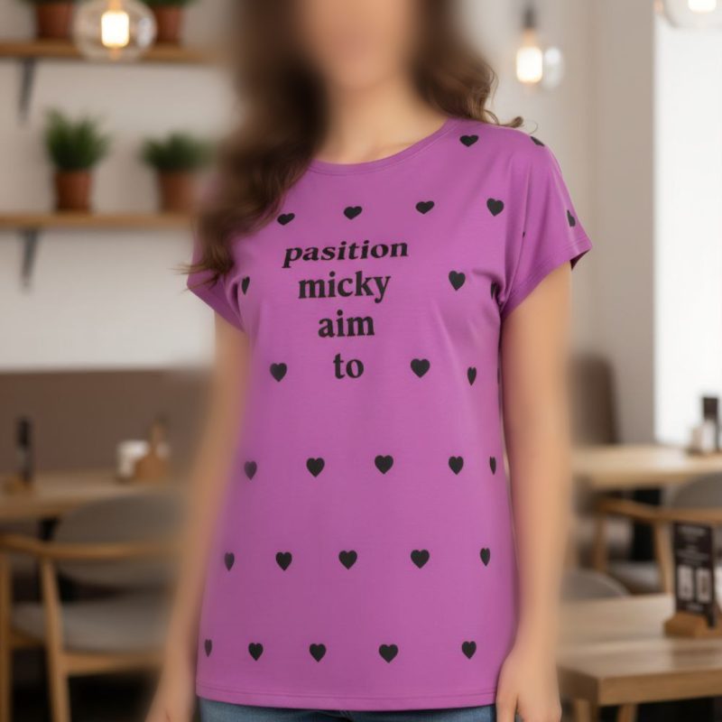 تاپ سرخود چاپ دار (پک 6 عددی)