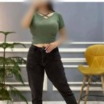 کراپ یقه ضبدری (پک 6 عددی)