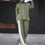 ست بلوز و شلوار بافت نواری (پک 4 عددی)