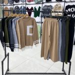 ست بلوز و شلوار بافت جیبدار (پک 5 عددی)