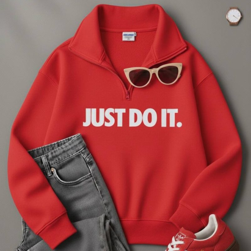 بلوز نیم زیپ یقه ۸ سانتی (پک 6 عددی)