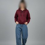 هودی باکسی کلاهدار نیم زیپ (پک 4 عددی)