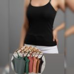 تاپ دو بند بیسک (پک 6 عددی)