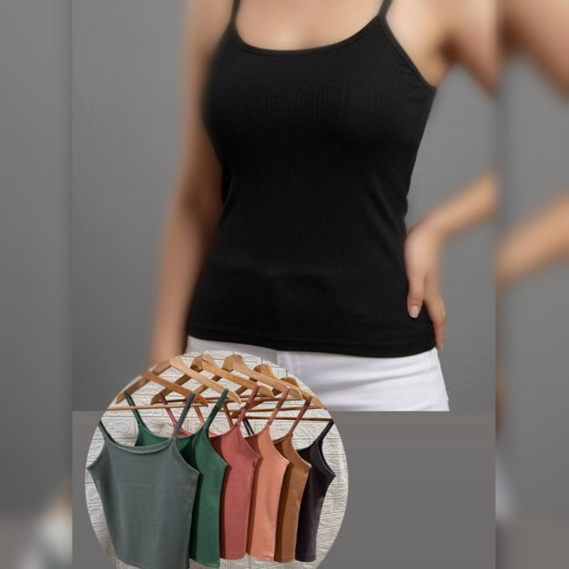 تاپ دو بند بیسک (پک 6 عددی)