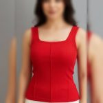 ️تاپ یقه خشتی جلو‌ ساسون (پک 6 عددی)