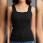 تاپ رکابی بیسیک یقه خشتی (پک 7 عددی)