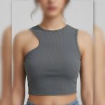 کراپ یقه گرد رومی (پک 6 عددی)