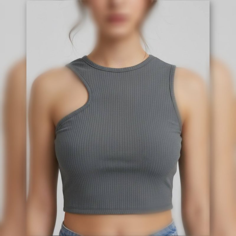 کراپ یقه گرد رومی (پک 6 عددی)