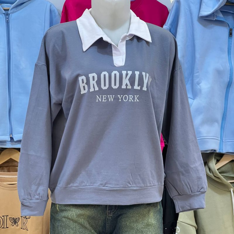 بلوز یقه سفید بروکلین (پک 6 عددی)