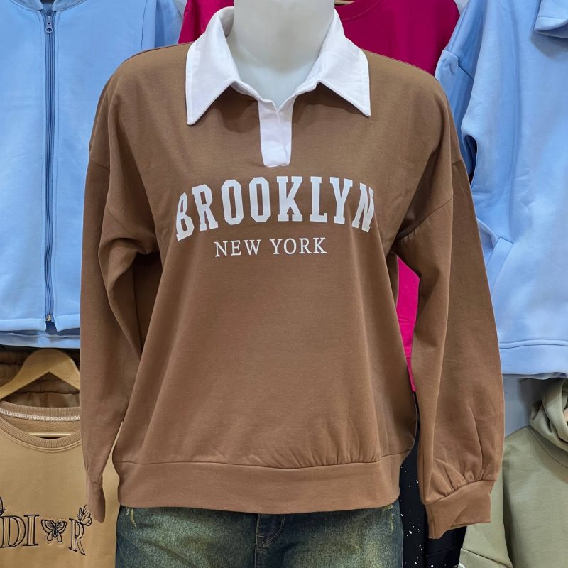 بلوز یقه سفید بروکلین (پک 6 عددی)