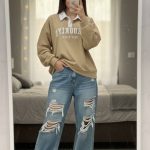 بلوز یقه سفید بروکلین (پک 6 عددی)